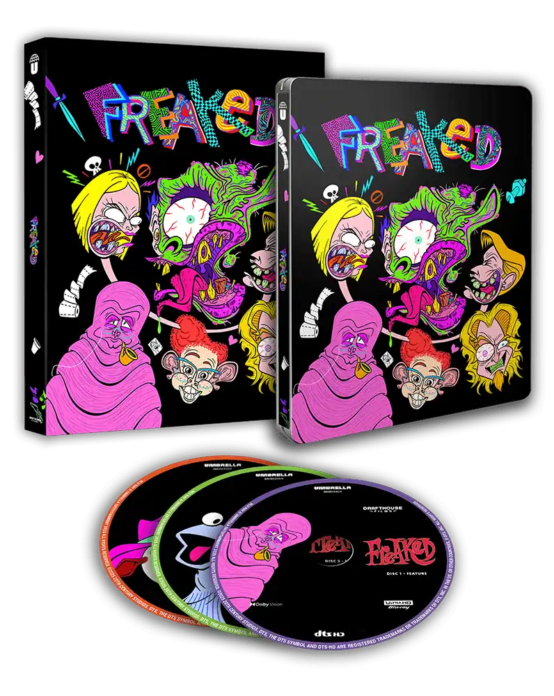 Tom Stern & Alex Winter - Freaked (Limited Edition All-Region UHD + Blu-Ray Steelbook, Australian Import) PRE-ORDER - Out 12/11/26
