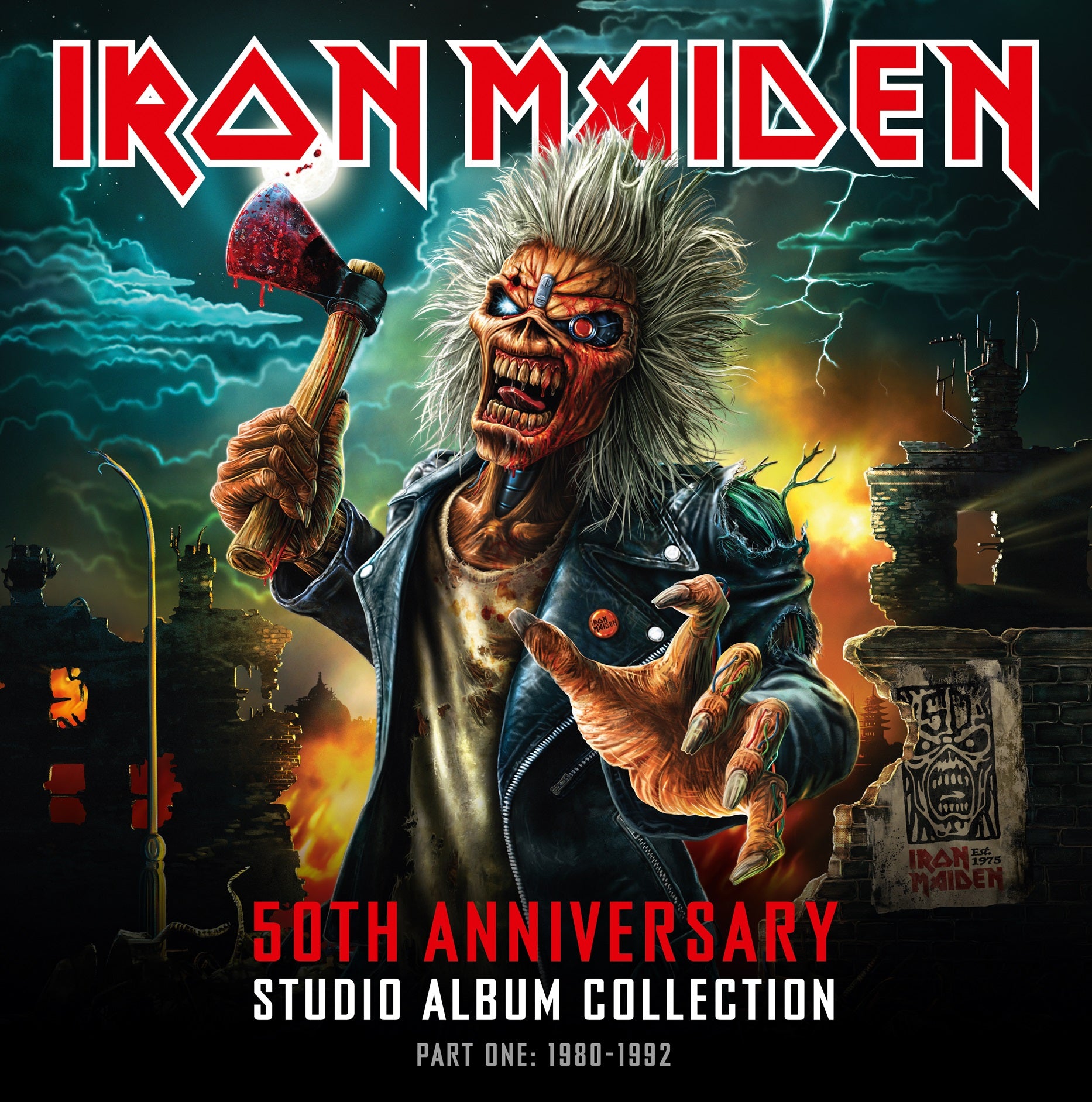 Iron Maiden - 50th Anniversary Studio Album Collection (10LP, Colored Vinyl) PRE-ORDER - Out 12/11/26