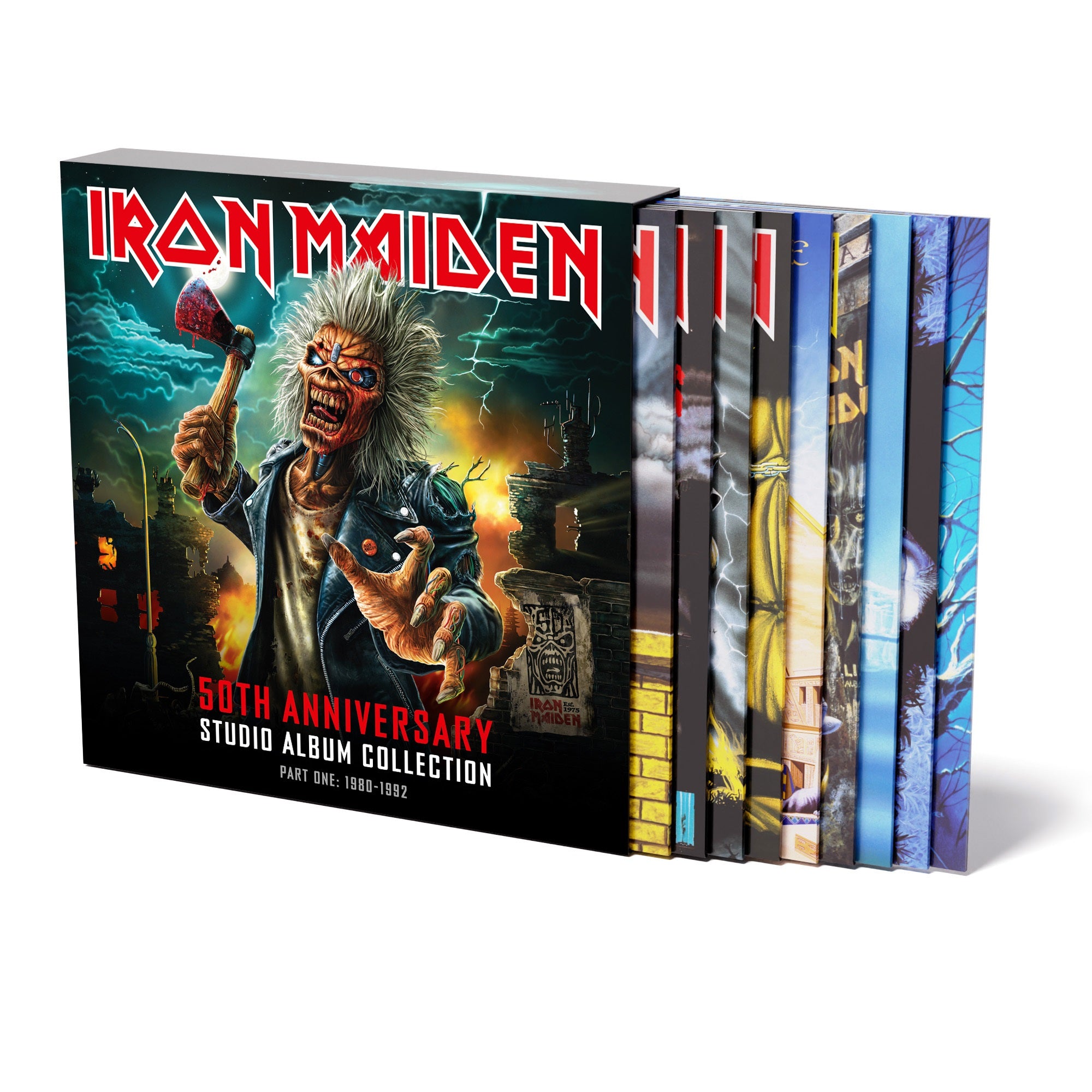 Iron Maiden - 50th Anniversary Studio Album Collection (10LP, Colored Vinyl) PRE-ORDER - Out 12/11/26