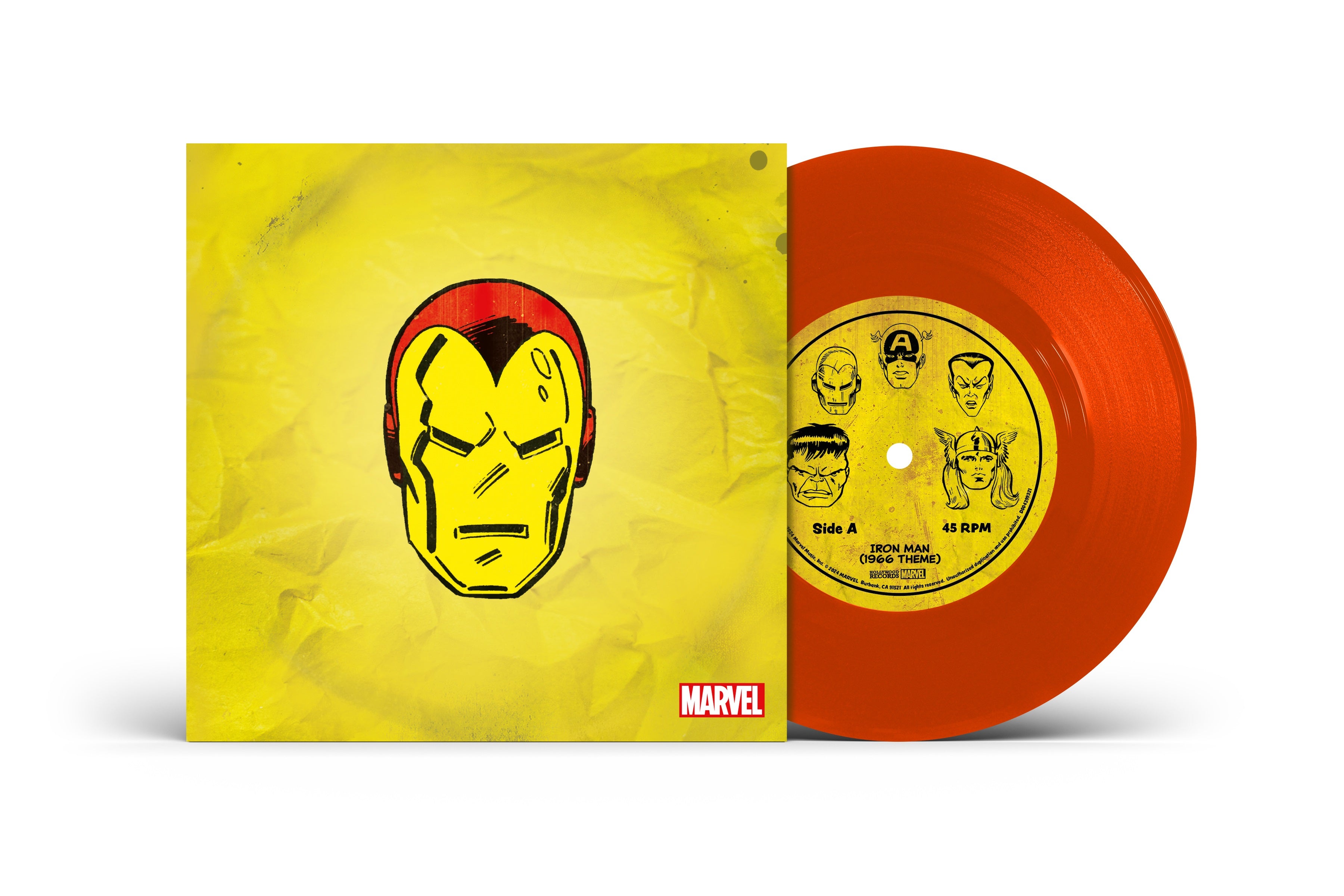 Marvel Chorus - Iron Man:1966 Theme (Translucent Red 7" Vinyl) PRE-ORDER - Out 10/23/26