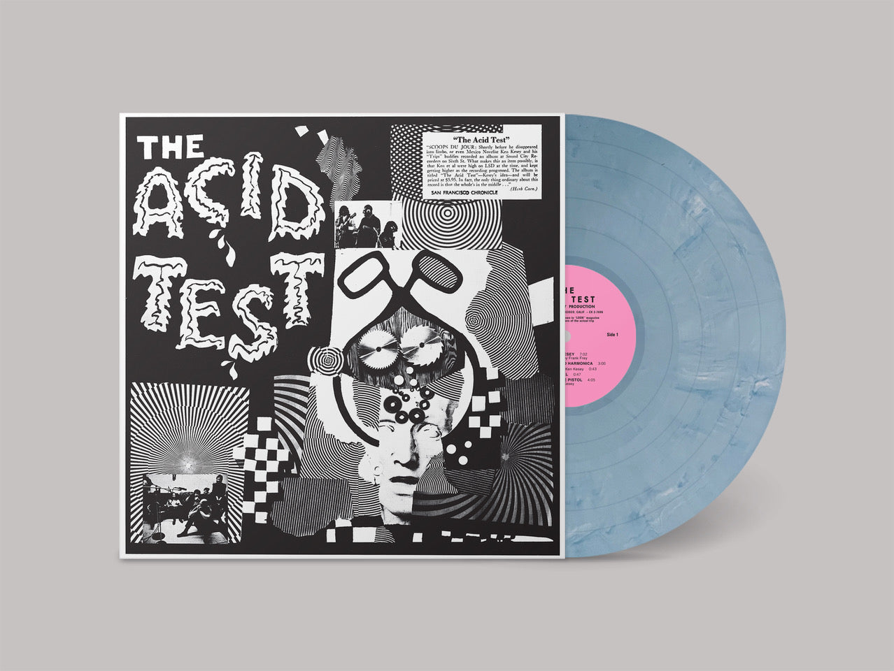 Ken Kesey - The Acid Test LP / Grateful Dead  (Limited Edition Blue Vinyl LP)