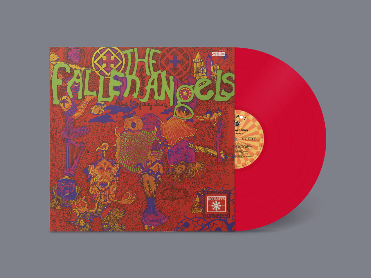 米LP Fallen Angels The Fallen Angels JPR073 Jackpot Records /00260 The Fallen Angels - It's a Long Way Down - Color Vinyl LP