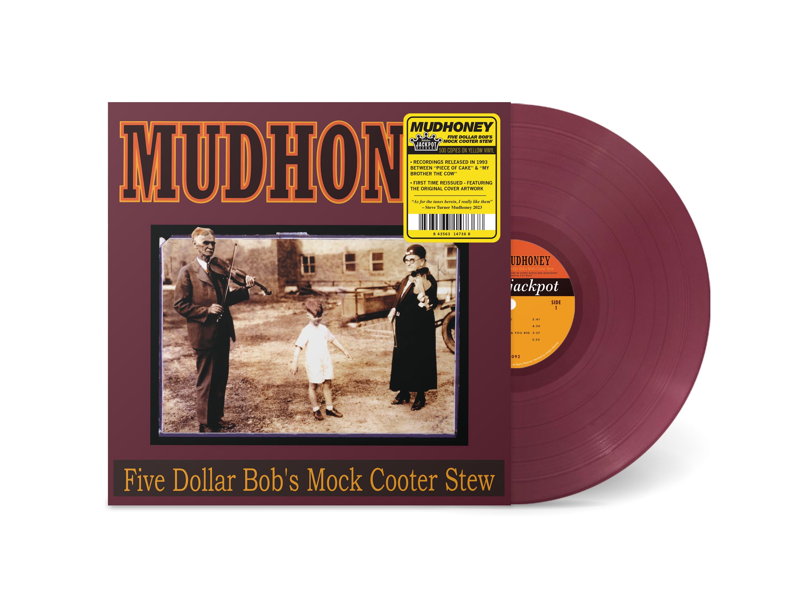 Mudhoney - Five Dollar Bob's Mock Cooter Stew (Jackpot Exclusive Tiger Eye Vinyl LP - Limited to 500)