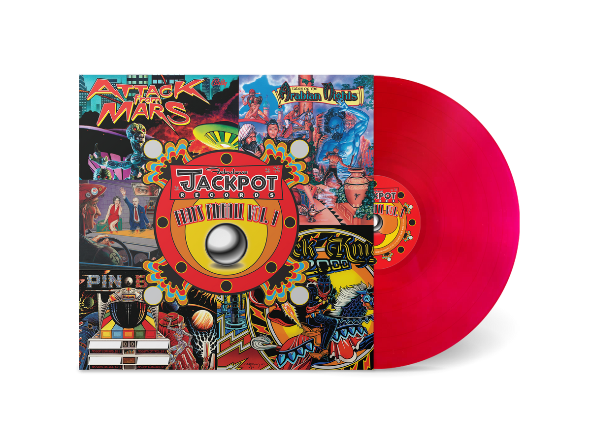 Jackpot Plays PINBALL, Vol. 1 (Transparent Red Vinyl LP)