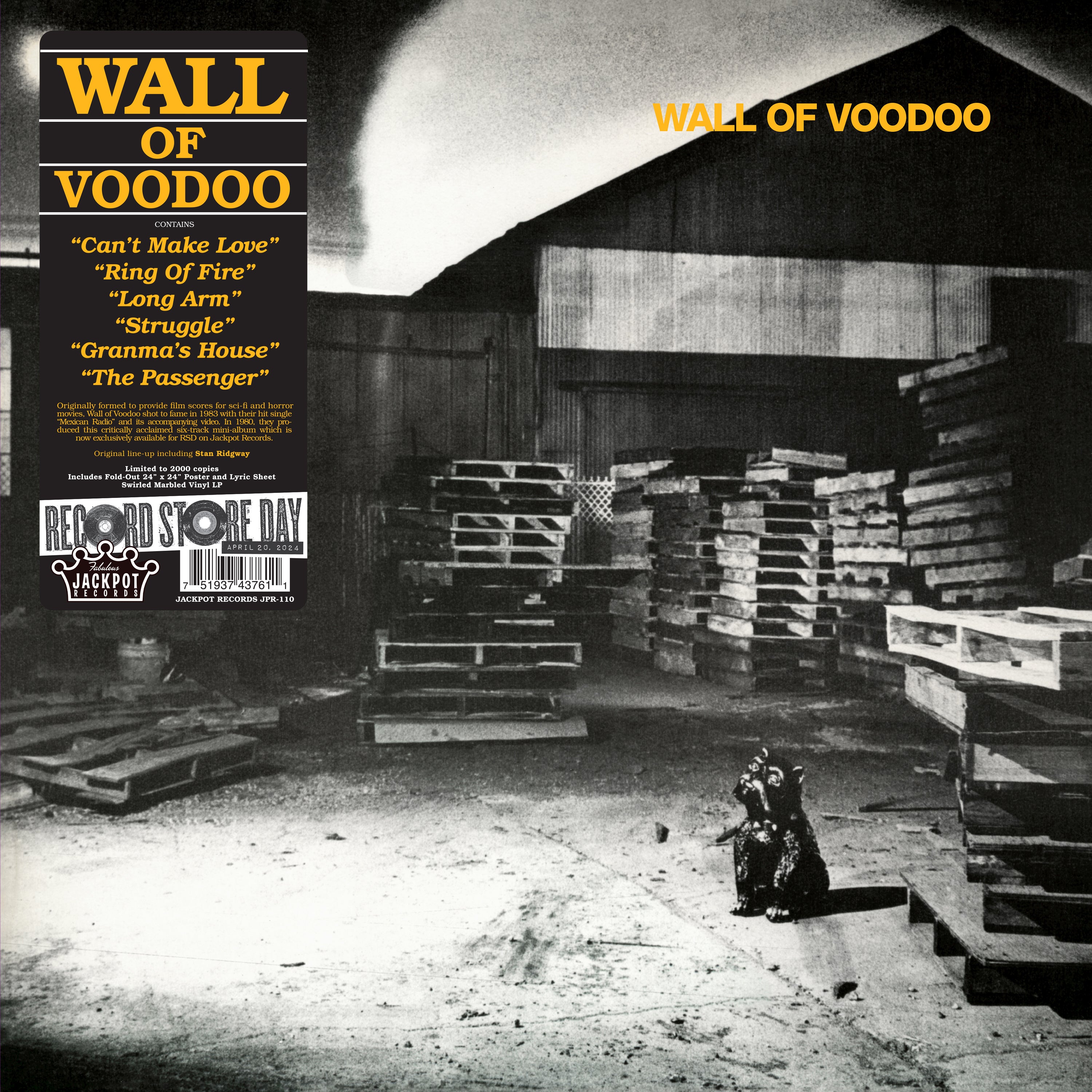 Wall of Voodoo - Wall of Voodoo EP (Record Store Day 2024 Limited Edition Marbled Vinyl LP)