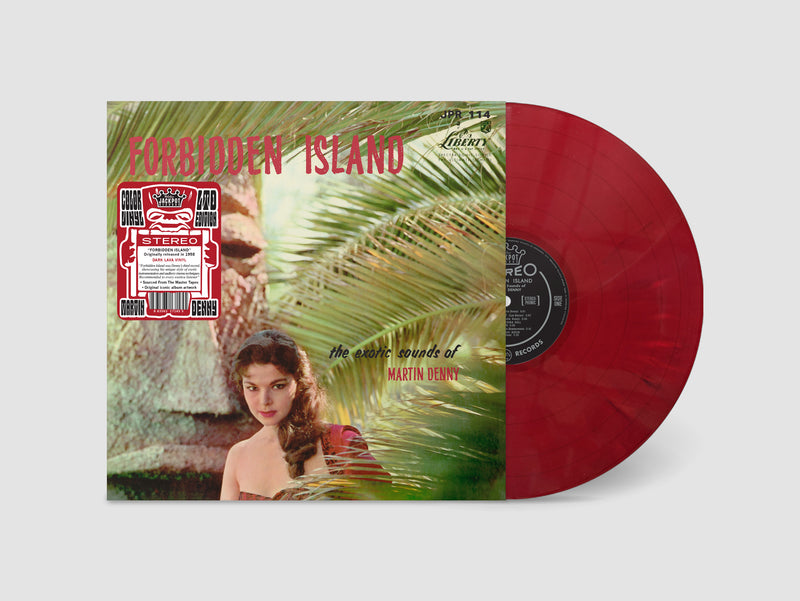 **PRE-ORDER (MORE COMING SOON) Martin Denny - Forbidden Island (Dark Lava Colored Vinyl)