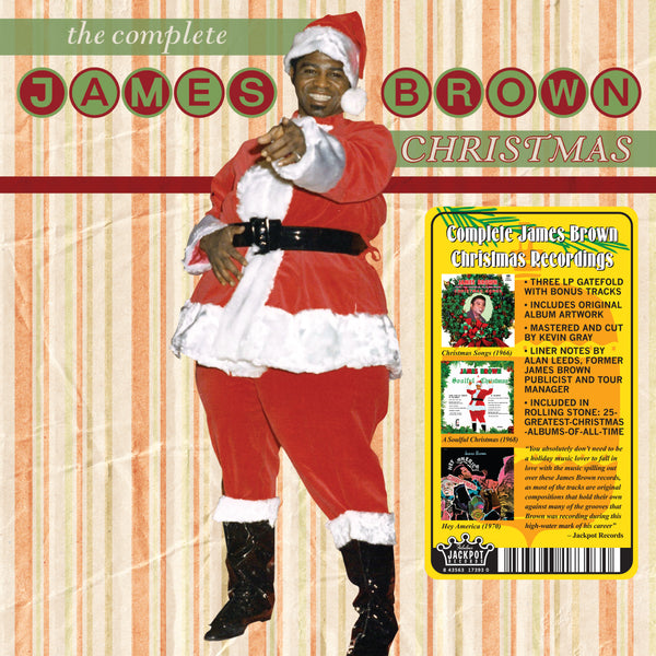 PRE-ORDER: James Brown - The Complete James Brown Christmas (Triple Gatefold, 3 LP Set)