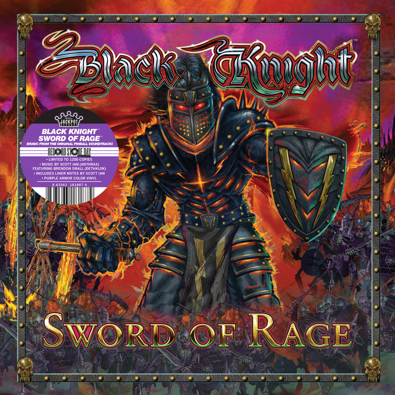 Scott Ian - Black Knight Sword Of Rage (Music From The Original Pinball Soundtrack) (Purple Armor Color Vinyl LP) **RSD 2025 RELEASE**