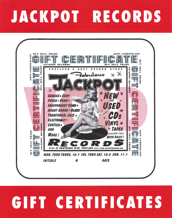 Jackpot Records Digital Gift Card - ONLINE USE ONLY