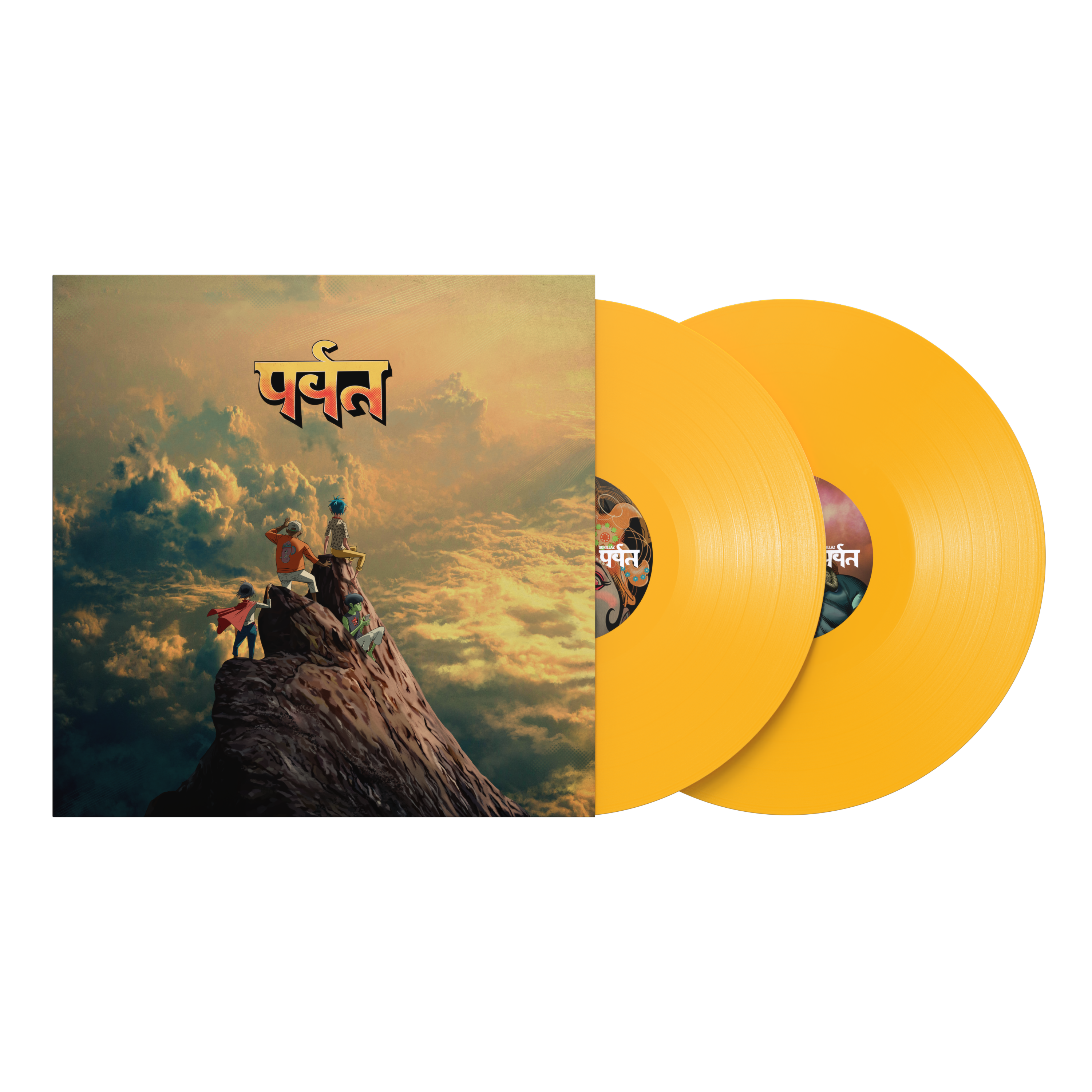 Gorillaz - The Mountain (2LP, Yellow Bio Vinyl) PRE-ORDER - Out 3/20/26