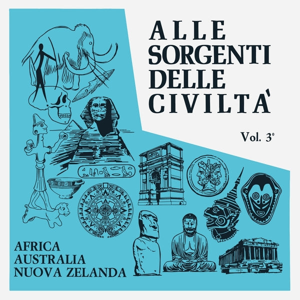 Braen & Raskovich - Alle Sorgenti Delle Civiltà Vol. 3: Africa, Australia, Nuova Zelanda (1971) (Blue Vinyl) PRE-ORDER - Out 3/27/26