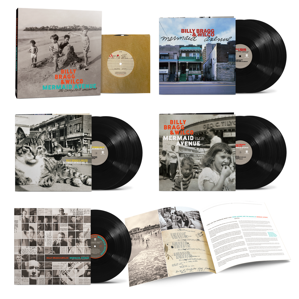 Billy Bragg & Wilco - Mermaid Avenue: The Complete Sessions (7LP + Bonus 7" Vinyl) PRE-ORDER - Out 12/11/26
