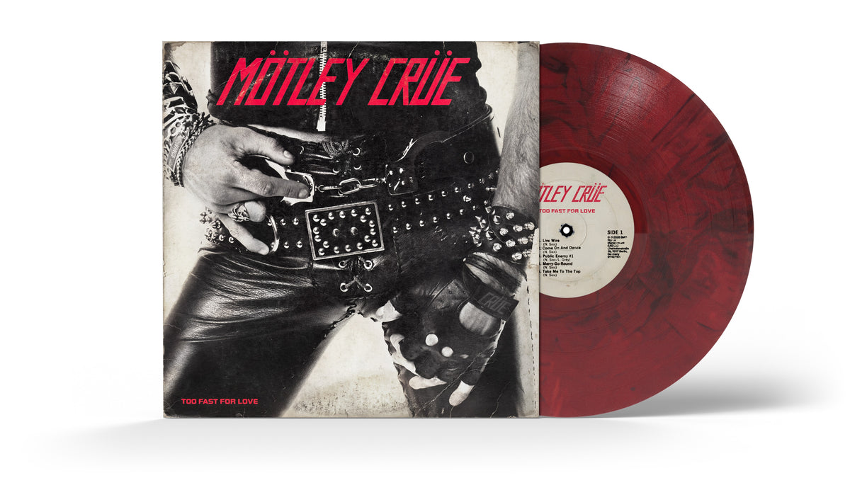 Mötley Crüe - Too Fast For Love: 45th Anniversary Edtion (Red Black Smoke Vinyl) PRE-ORDER - Out 10/16/26