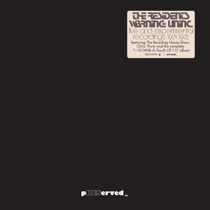 The Residents - Warning: Uninc. Live And Experimental Recordings 1971-1972 (2LP, Vinyl) PRE-ORDER - Out 7/10/26