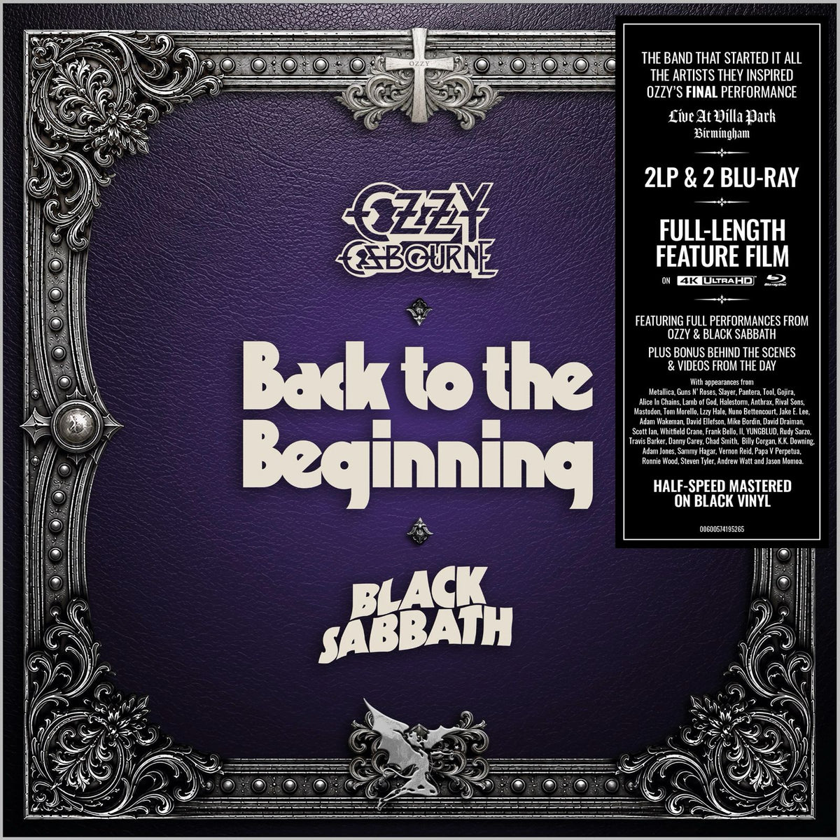 Ozzy Osbourne & Black Sabbath - Back to the Beginning (Half-Speed Mastered 2 LP + 2 Disc Blu-ray/4K UHD) PRE-ORDER - Out 12/11/26