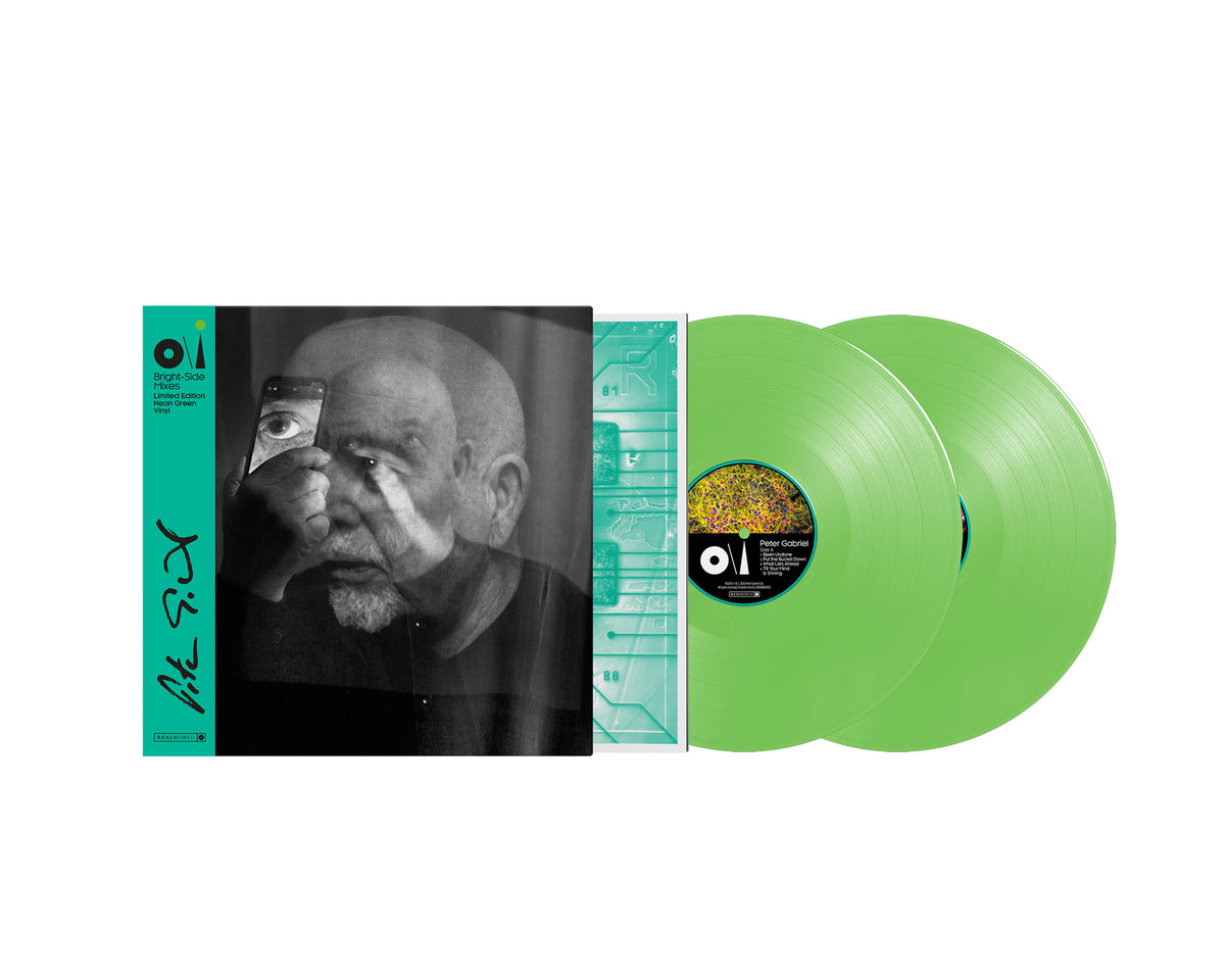 Peter Gabriel - i/o: Bright-Side Mix Limited Edition (2LP, Indie Exclusive Neon Green Vinyl) PRE-ORDER - Out 11/27/26