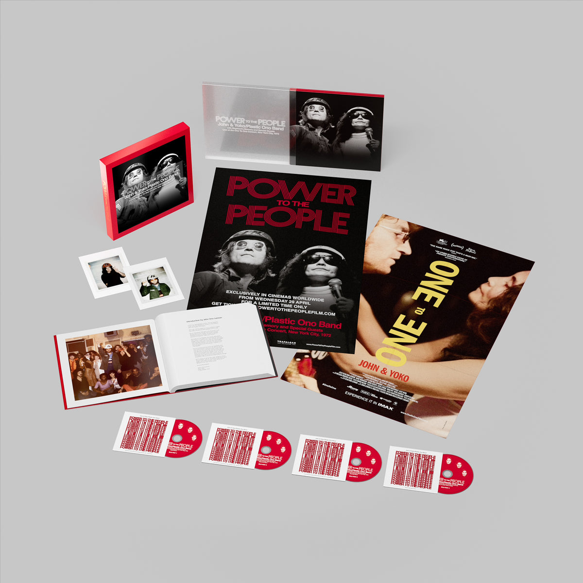 John Lennon/Yoko Ono/Plastic Ono Band - Power To The People: Deluxe Edition (4 Blu-Ray Discs + 128 Pg. Hardback Book) PRE-ORDER - Out 4/9/26