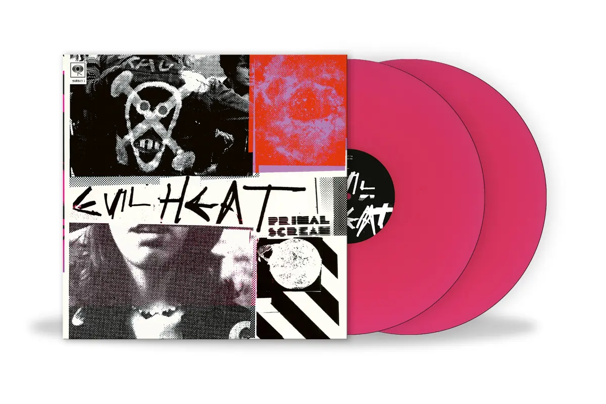 Primal Scream - Evil Heat (2LP, Magenta Vinyl) PRE-ORDER - Out 10/30/26