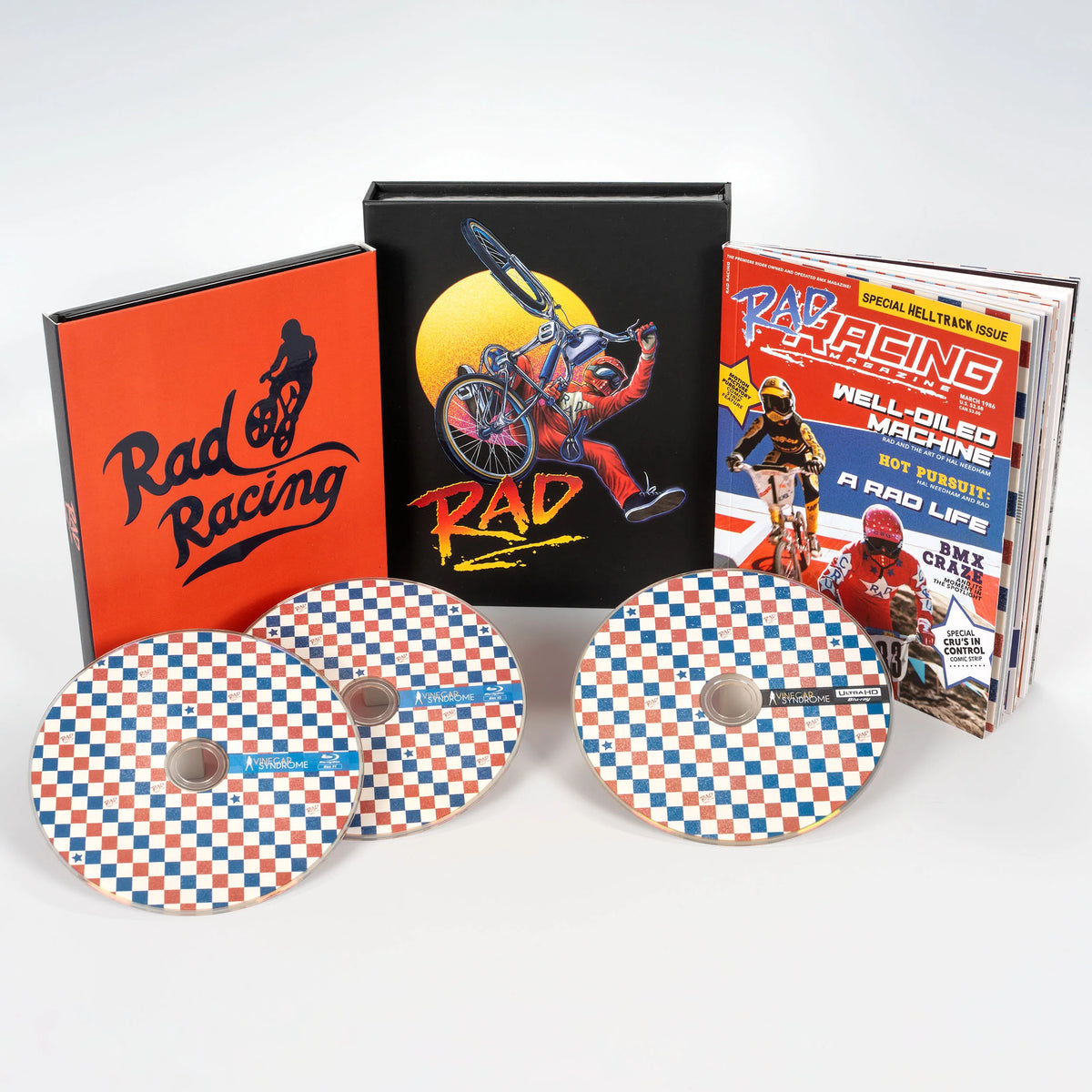 Hal Needham - Rad: Deluxe Limited Edition (3 Discs: 4K Ultra HD + (2) Blu-Ray, Deluxe Magnet Box/Slipcover Set + 80 Pg Bound Book)