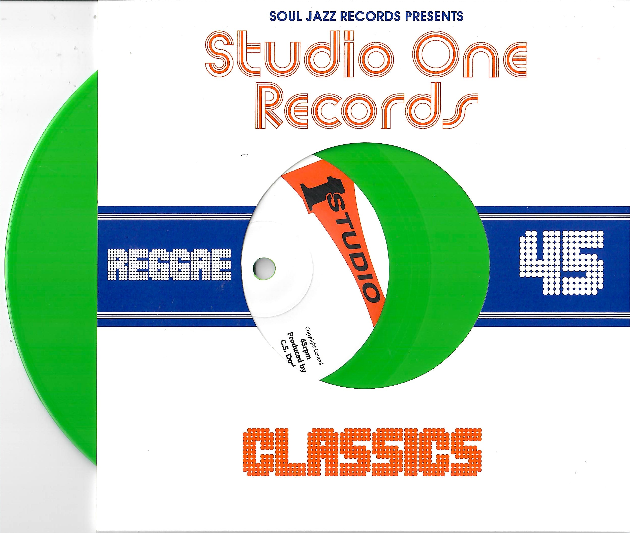 The Skatalites - Guns Of Navarone / Marcus Garvey (Green 7" Vinyl, Studio One) PRE-ORDER - Out 7/24/26