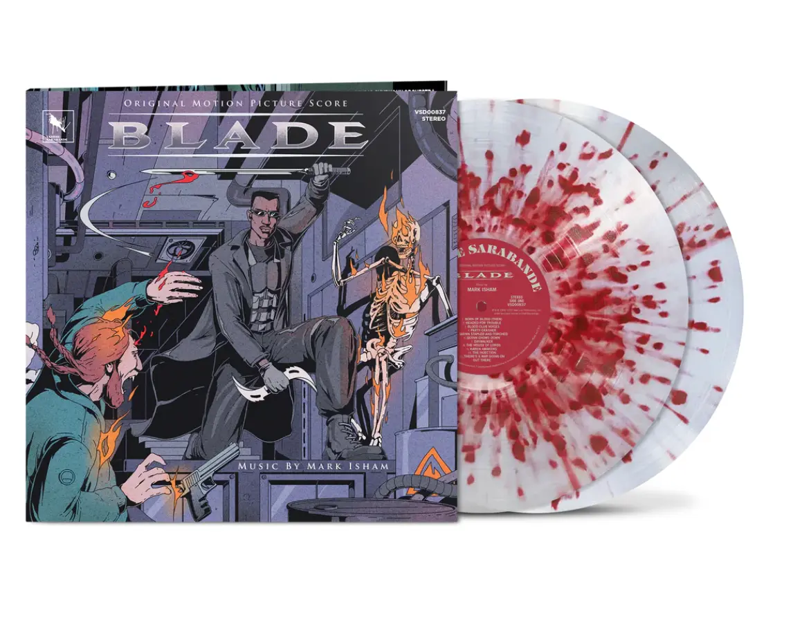 Mark Isham - Blade Original Motion Picture Score (2LP, Blood Splatter Clear Vinyl)
