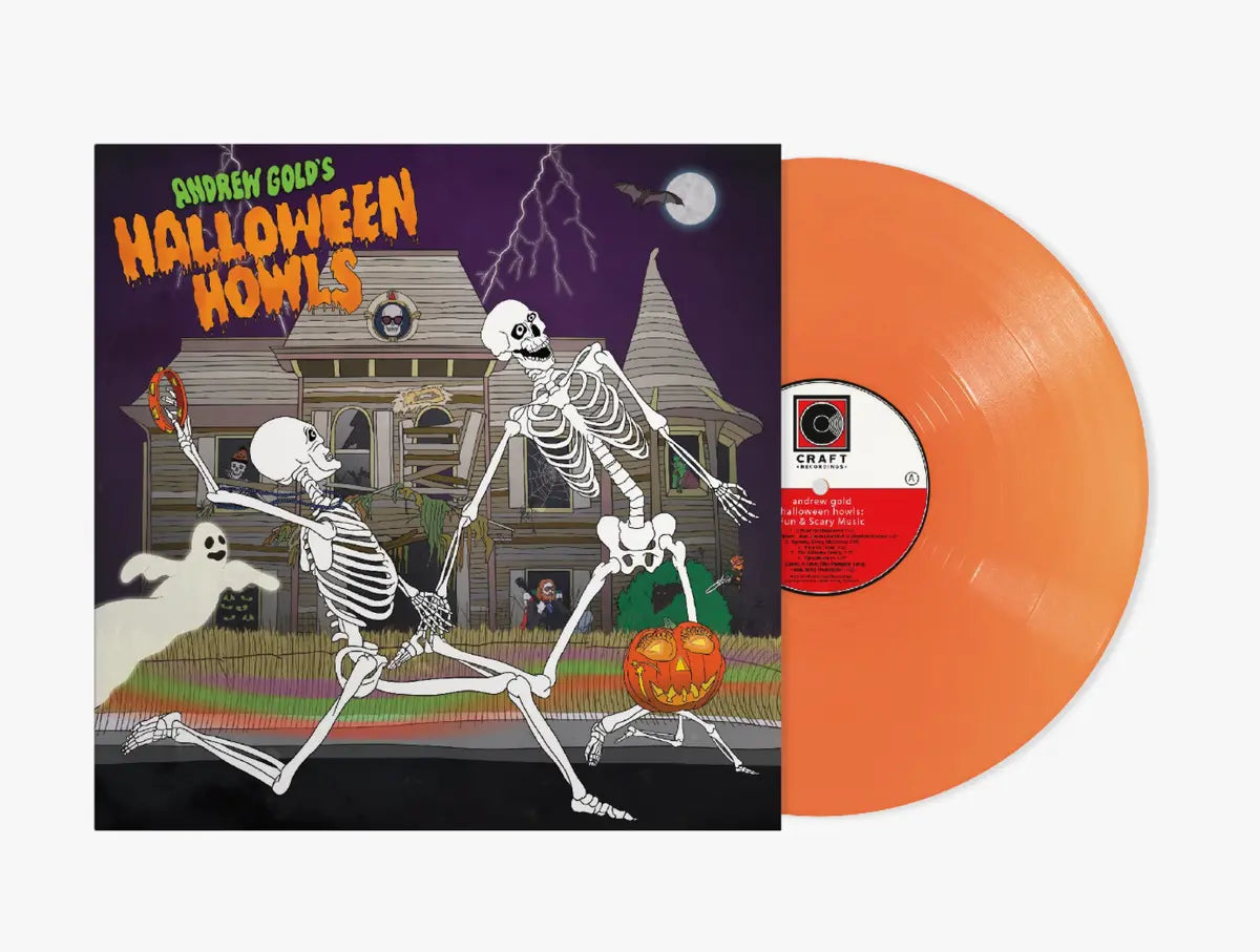 Andrew Gold - Halloween Howls: Fun and Scary Music (Translucent Orange Crush Vinyl) PRE-ORDER - Out 7/24/26