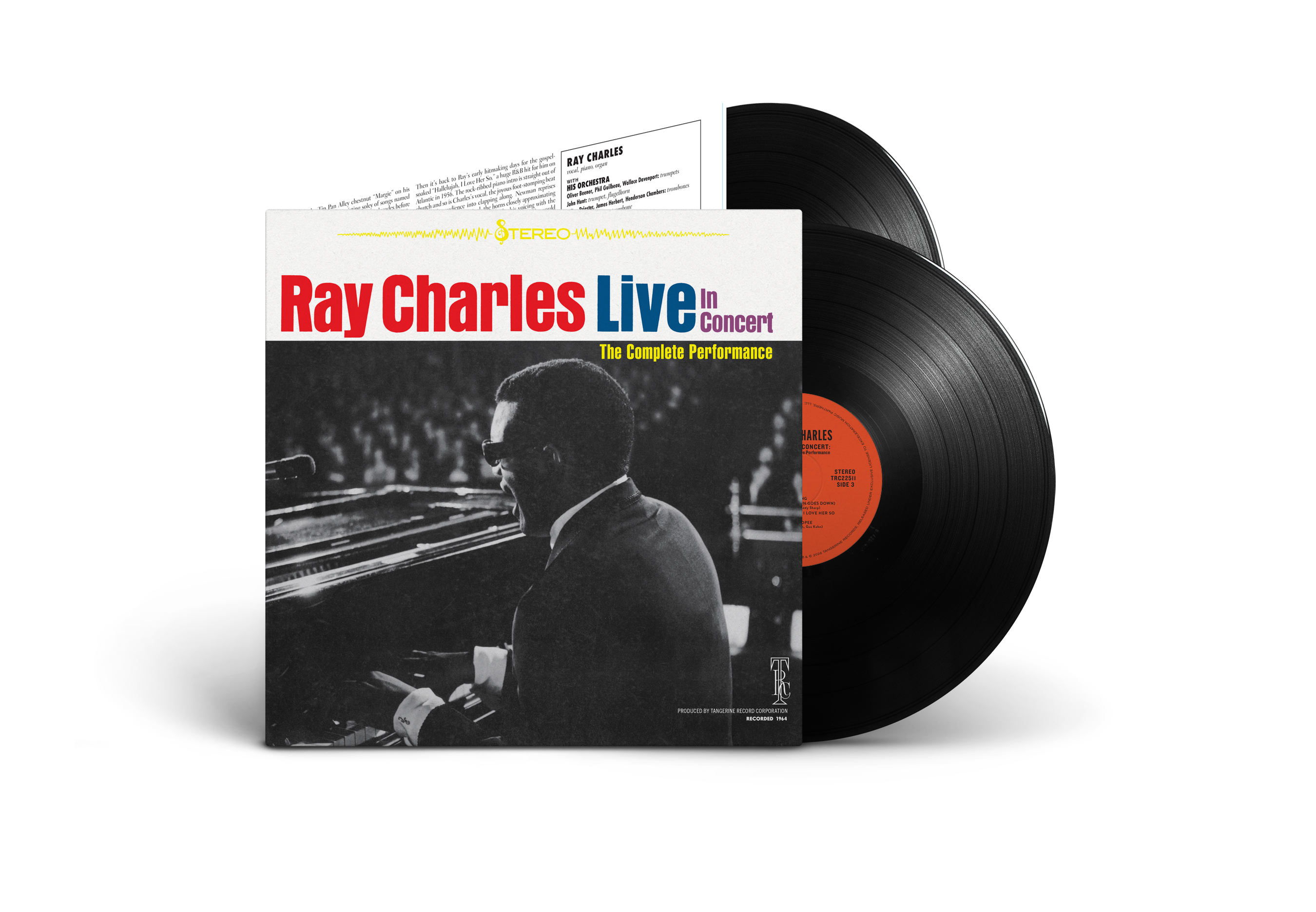 Ray Charles - Live In Concert (2LP, Vinyl) PRE-ORDER - Out 9/25/26