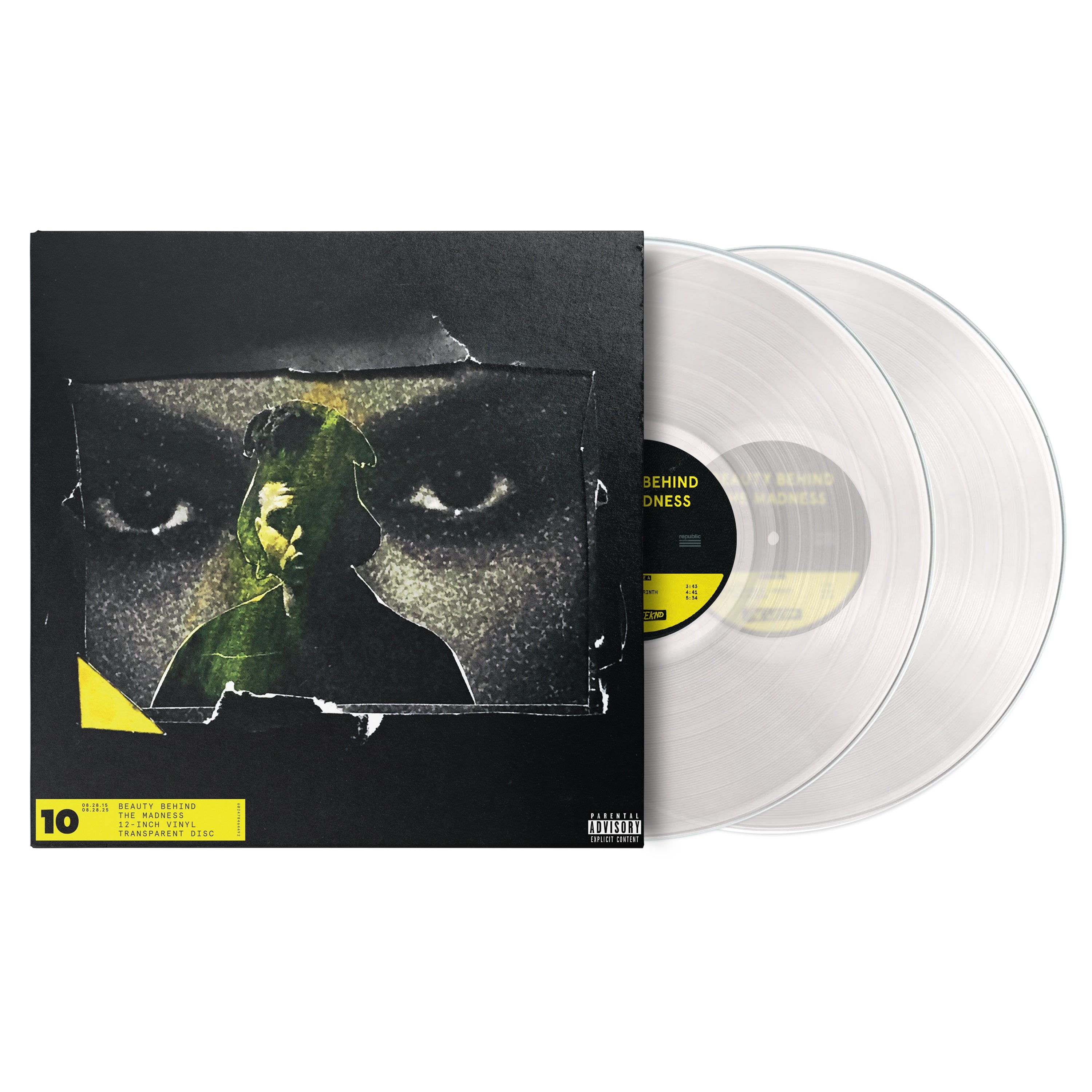 The Weeknd - Beauty Behind The Madness - 10th Anniversary Edition (2LP, Transparent Vinyl) PRE-ORDER - Out 10/17/25