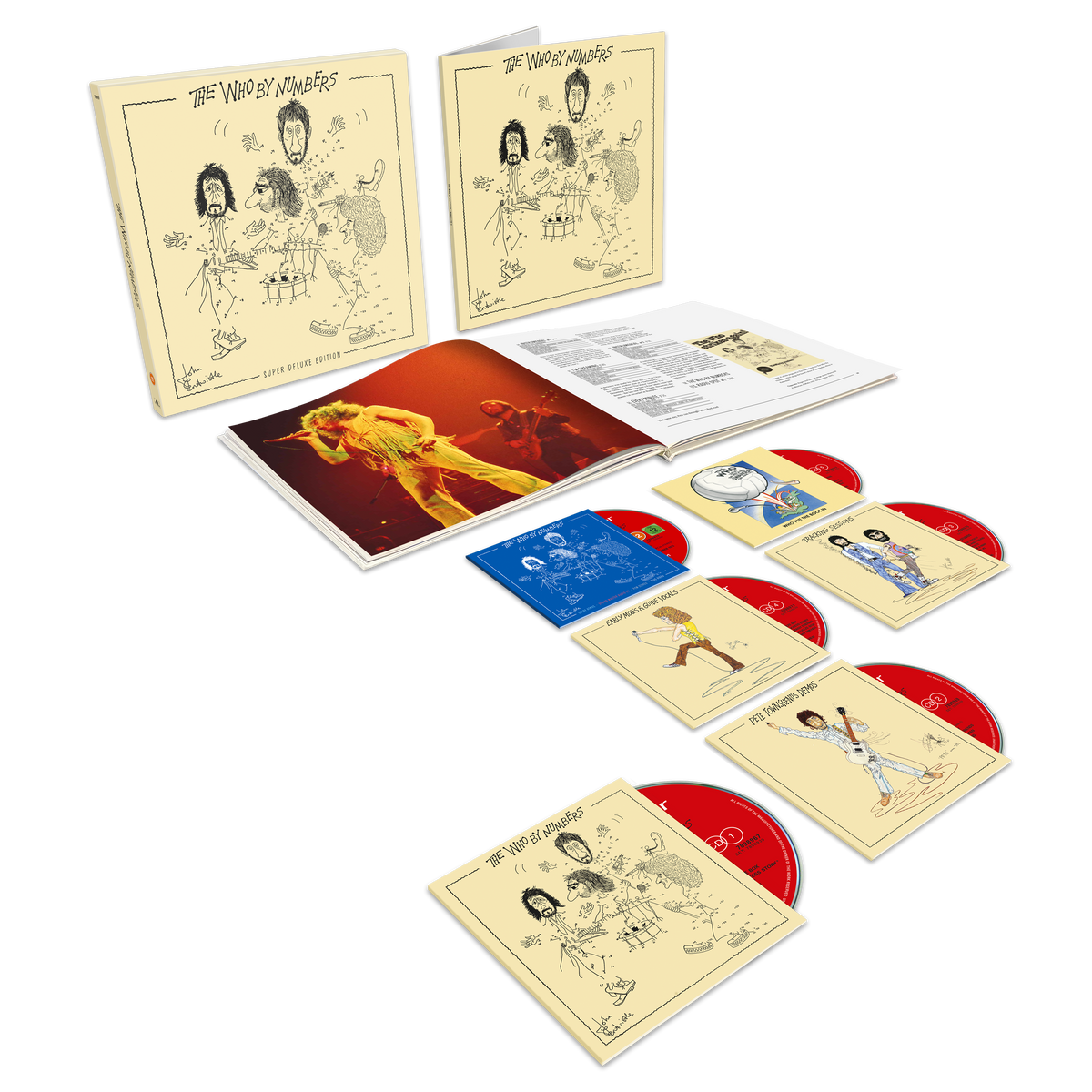 The Who- The Who By Numbers: Deluxe Edition (5 CD/Blu-ray) PRE-ORDER - Out 10/30/26
