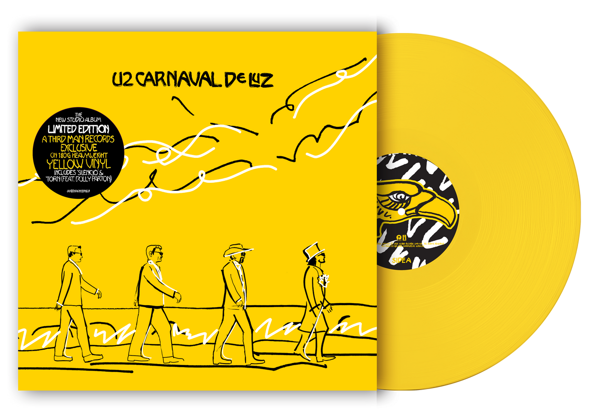U2 - Carnaval De Luz (Limited Edition Indie Exclusive Yellow Vinyl, Alternate Cover Art) PRE-ORDER - Out 11/13/26