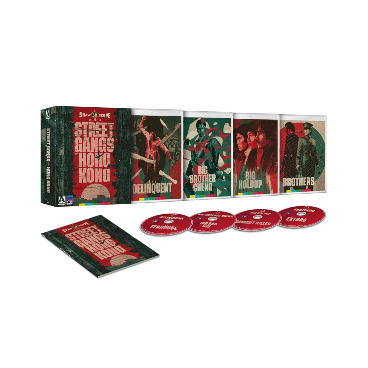 Shaw Brothers - Shawscope Presents: Street Gangs of Hong Kong (Limited Edition 4 Discs Blu-Ray) PRE-ORDER - Out 11/27/26