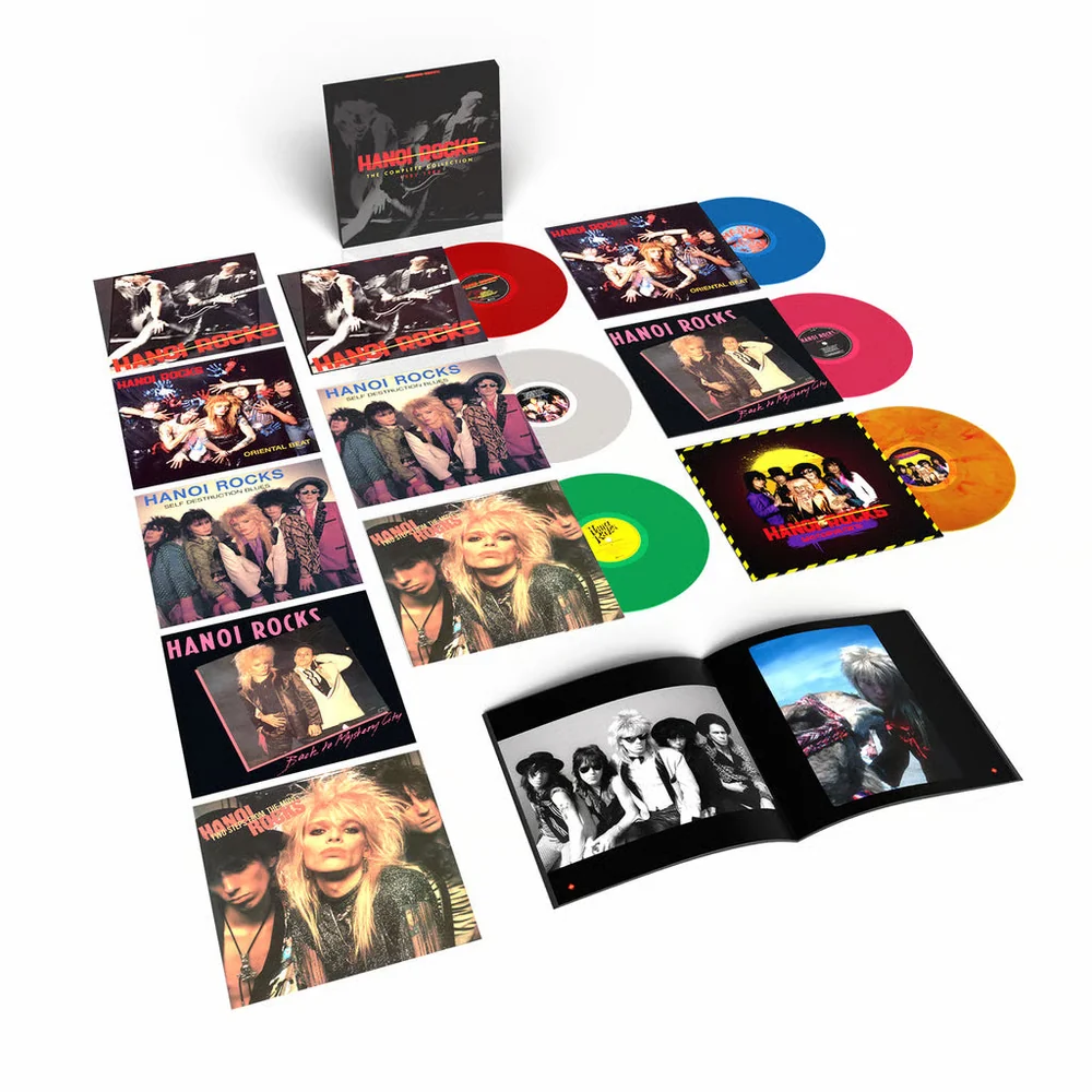 Hanoi Rocks - The Complete Collection 1981-1984 Box Set (6LP, Multicolor Vinyl) PRE-ORDER - Out 11/13/26