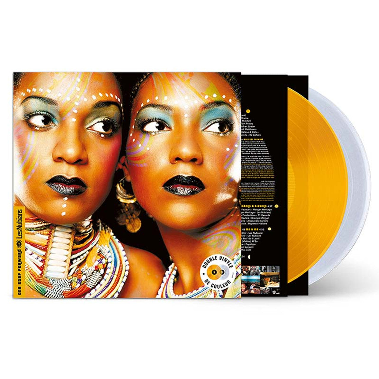 Les Nubians - One Step Forward (2LP, White and Orange Vinyl) PRE-ORDER - Out 1/23/26