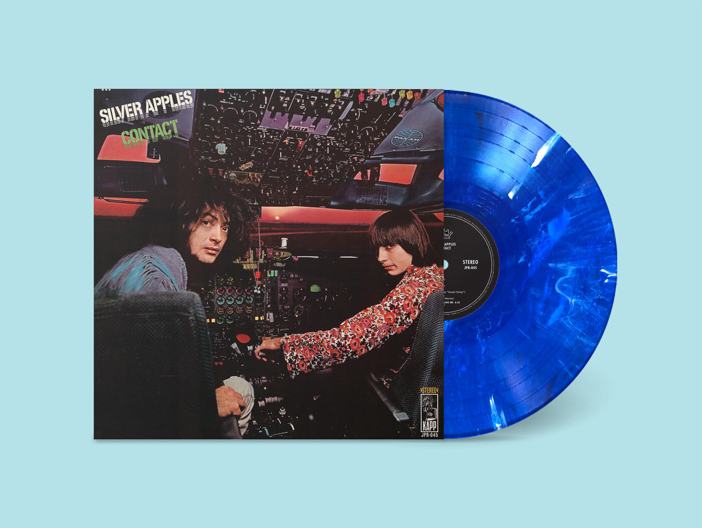 米LP Silver Apples Contact JPR045 JACKPOT /00260 Silver Apples - Contact (Limited Edition Colored Vinyl LP)