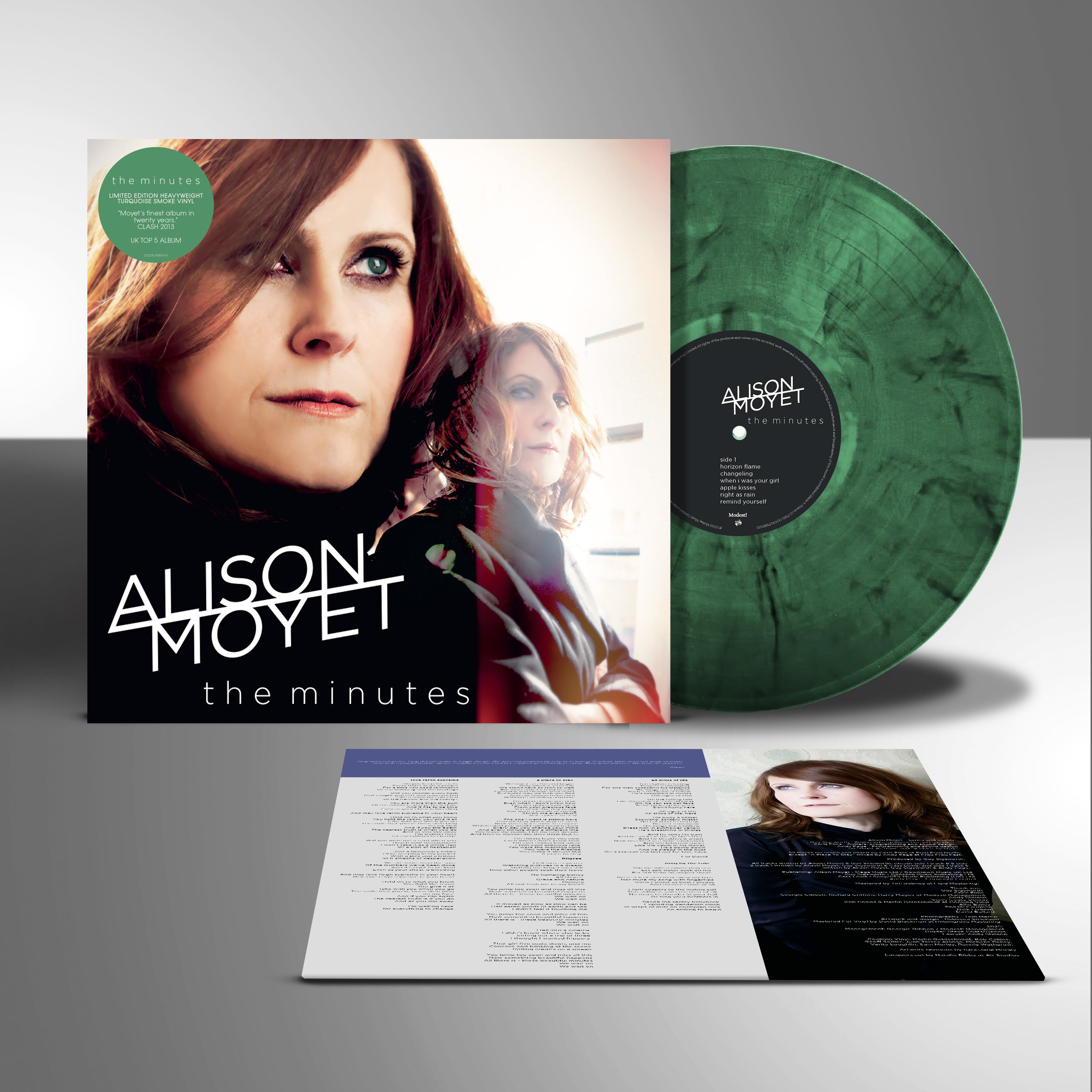 Alison Moyet - the minutes (Turquoise Smoke Vinyl) PRE-ORDER - Out 9/25/26