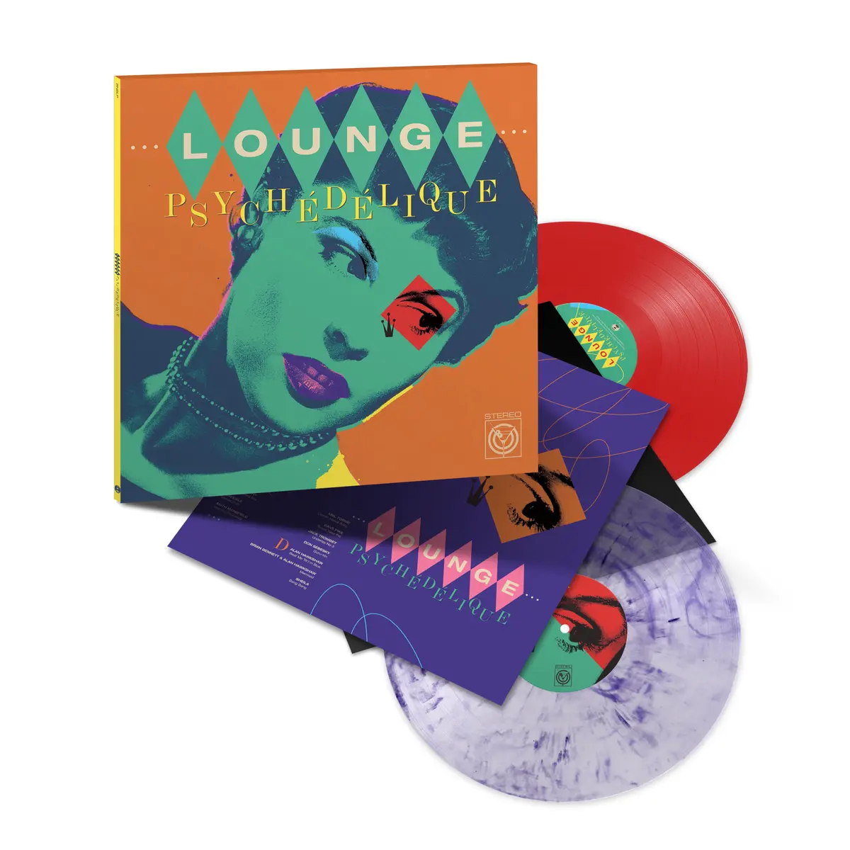 Various Artists - Lounge Psychédélique (The Best Of Lounge & Exotica 1954-2022) (2LP, Deluxe Marble & Deep Red Vinyl) PRE-ORDER - Out 5/1/26