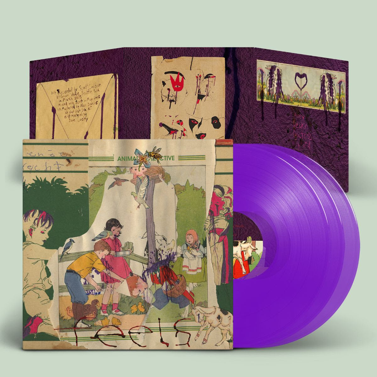 Animal Collective - Feels 20th Anniversary (3LP, Translucent Grape Vinyl) PRE-ORDER - Out 10/17/24