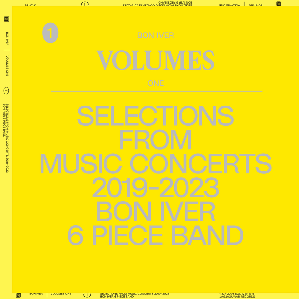 Bon Iver - Volumes:One Selections From Music Concert 2019-2023 Bon Iver 6 Piece Band (VINYL LP) PRE-ORDER - Out 4/3/26