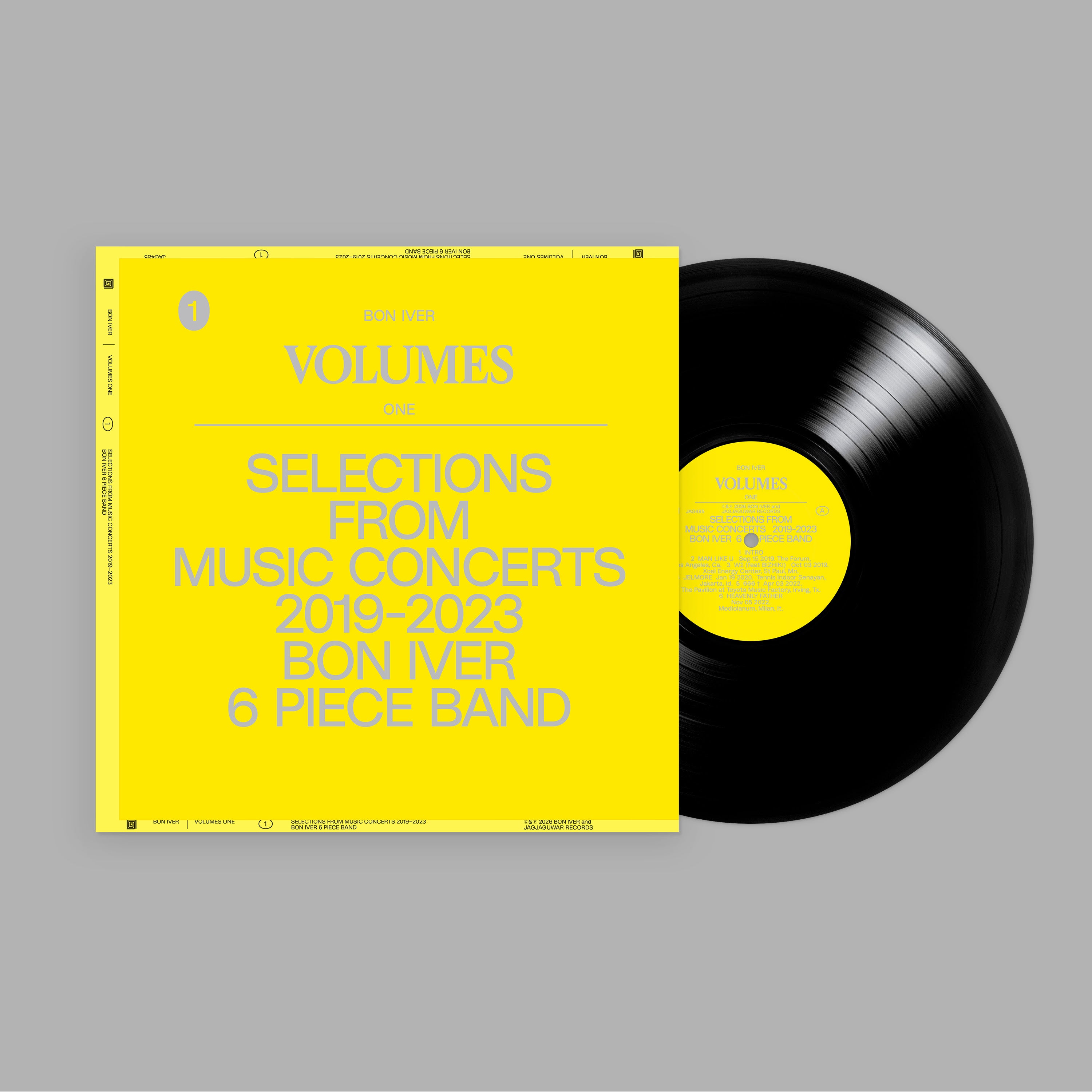 Bon Iver - Volumes:One Selections From Music Concert 2019-2023 Bon Iver 6 Piece Band (VINYL LP) PRE-ORDER - Out 4/3/26