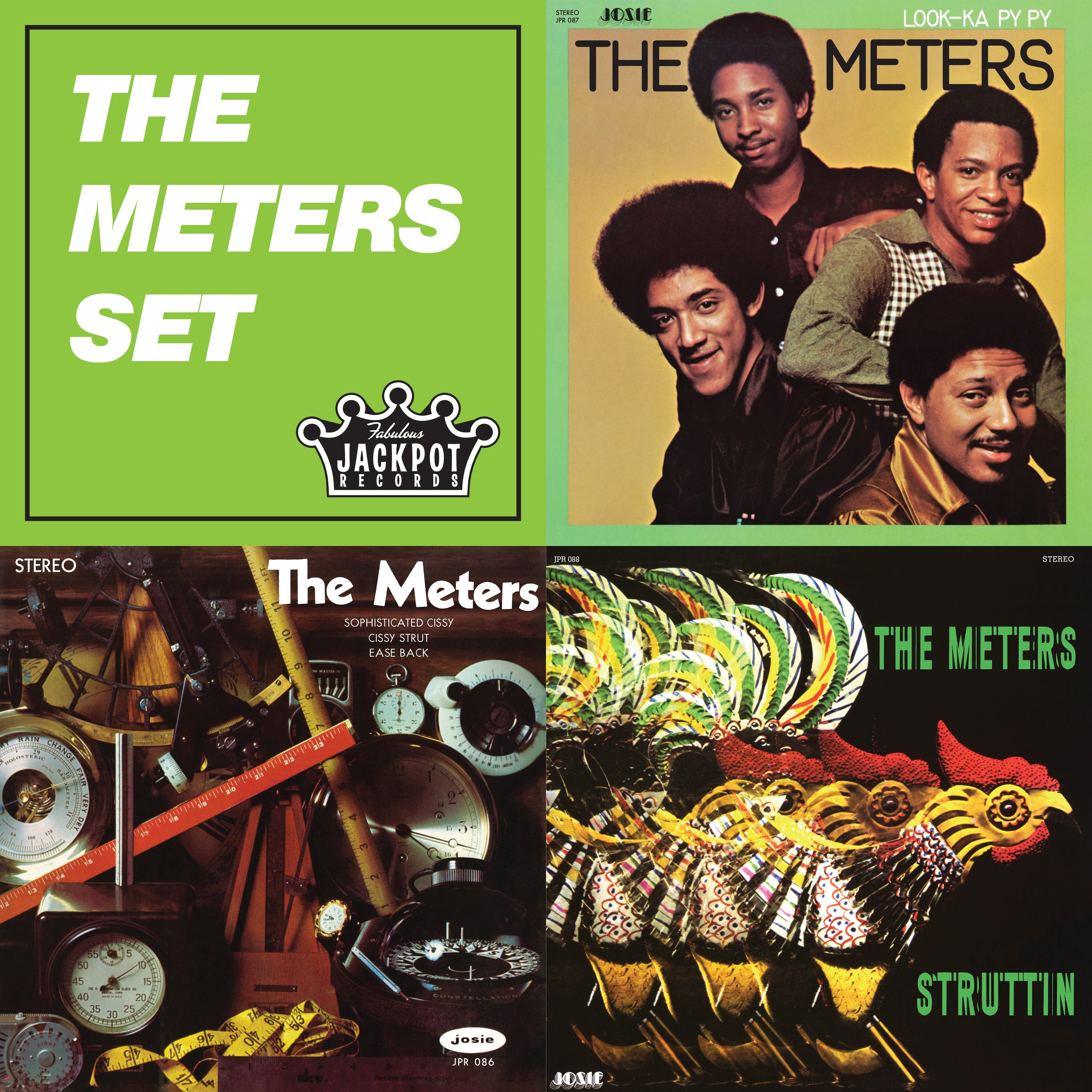 The Meters 3 LP Set - Colored Vinyl Bundle