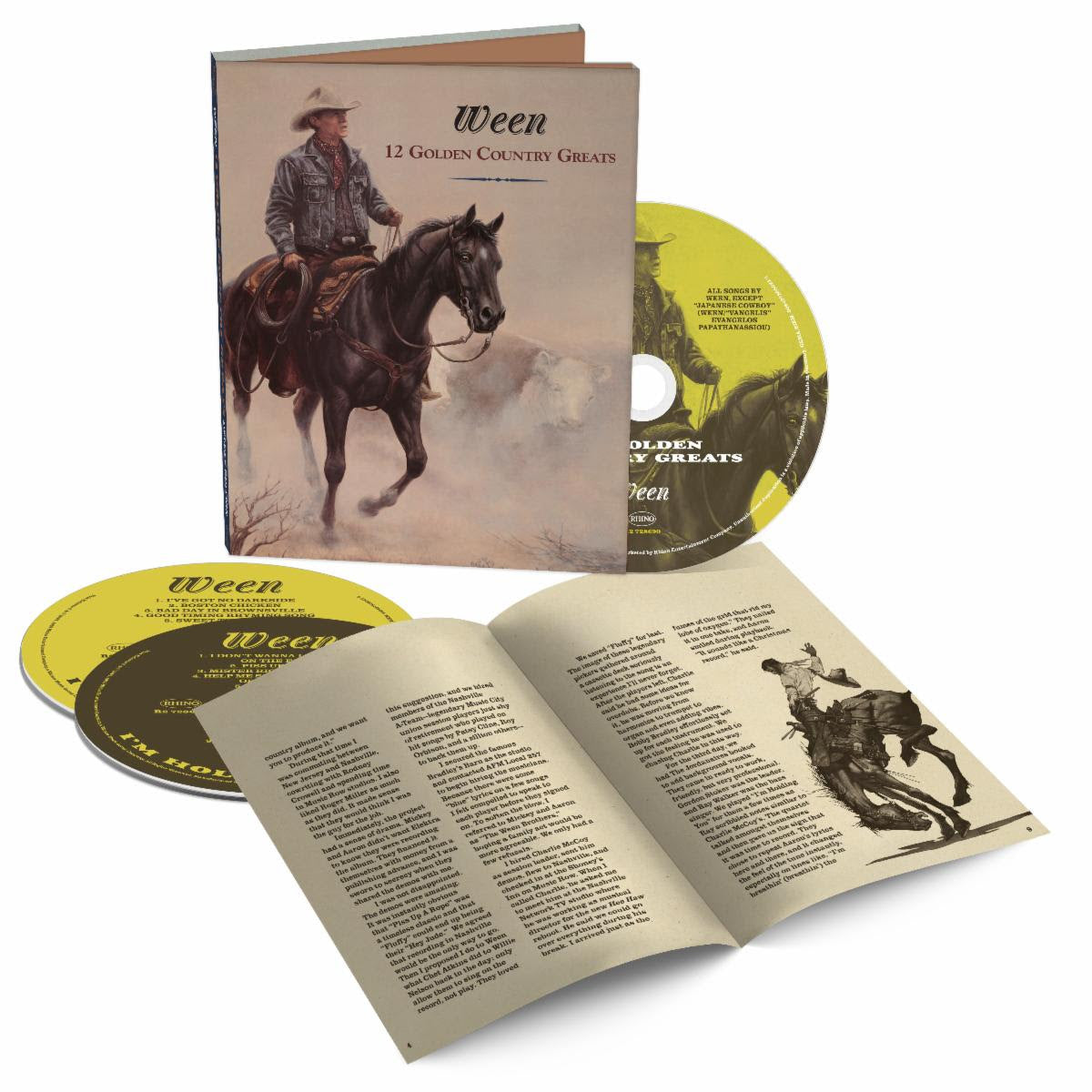 Ween - 12 Golden Country Greats: Deluxe Edition (3CD) PRE-ORDER - Out 7/31/26