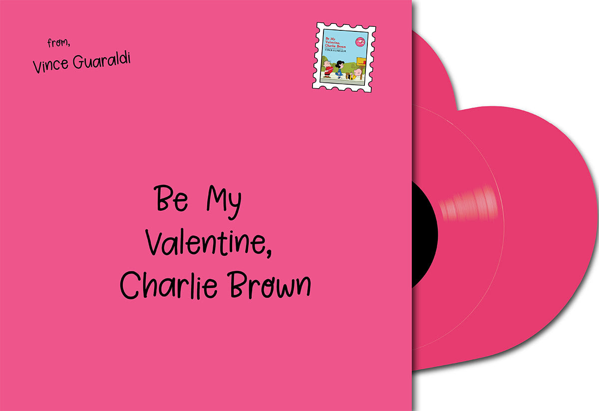 Vince Guaraldi - Be My Valentine, Charlie Brown (Pink Heart Shaped Vinyl) PRE-ORDER - Out 1/22/27