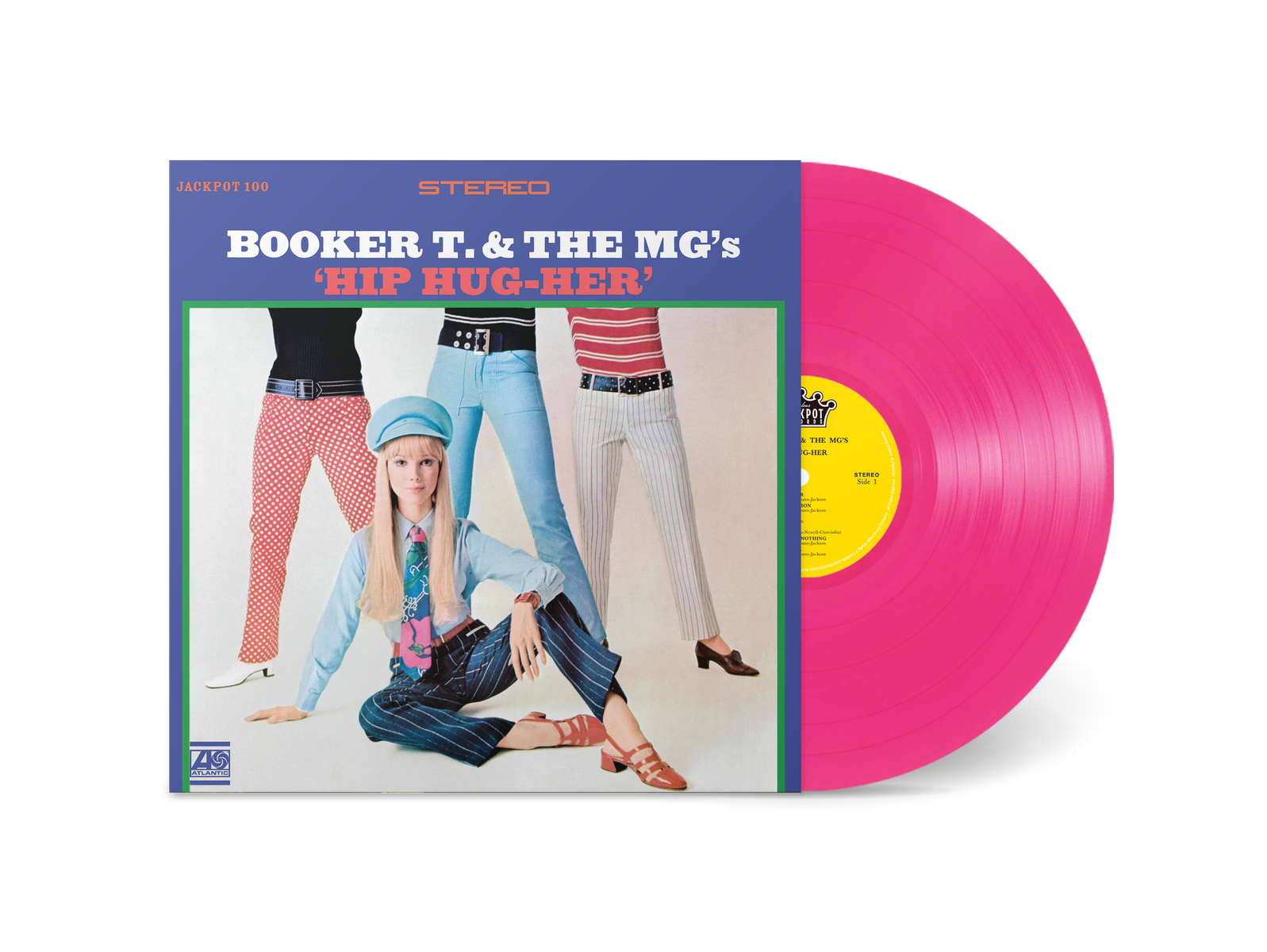 PRE-ORDER: Booker T & the MG's - Hip Hug-Her (Jackpot Exclusive Pink/White Swirl Vinyl - Limited to 500)