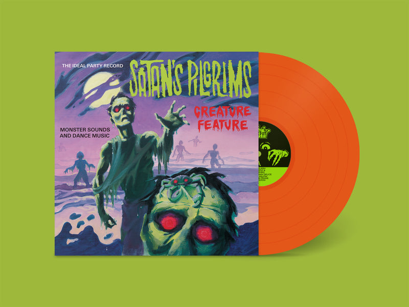 Satan's Pilgrims - Creature Feature (Limited Edition of 450 on Jack-O-Lantern Orange Vinyl) LP
