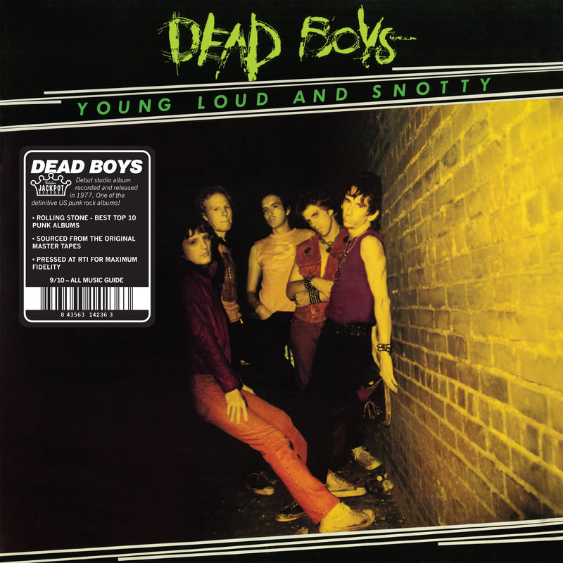 Dead Boys - Young, Loud and Snotty - Black Vinyl LP