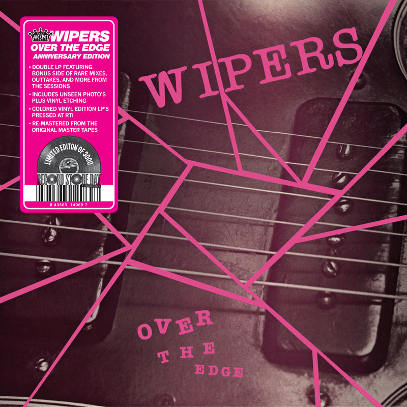 Wipers - Over the Edge: Anniversary Edition - RSD 2022-  2 x LP Set - Limited Edition Colored Vinyl w/ Etching