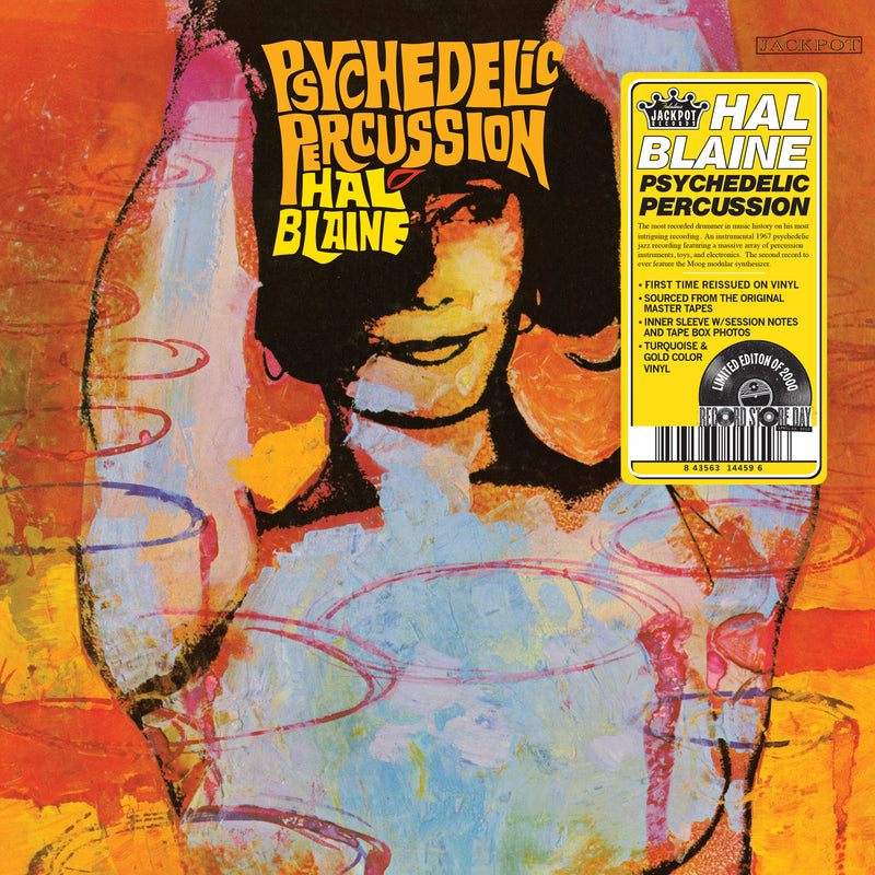 Hal Blaine - Psychedelic Percussion (RSD 2023, Limited Edition Turquoise/Gold Colored Vinyl)