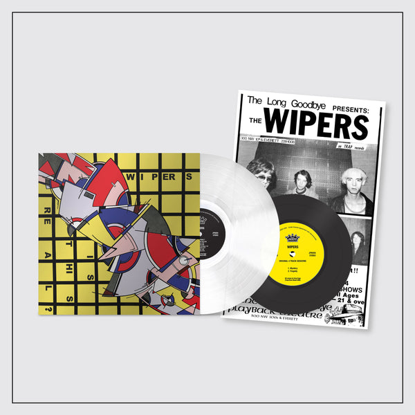 WIPERS - IS THIS REAL? / ANNIVERSARY EDITION: 1980 – 2020  - LP w/ 7” (Autographed Limited Edition RSD 2020)