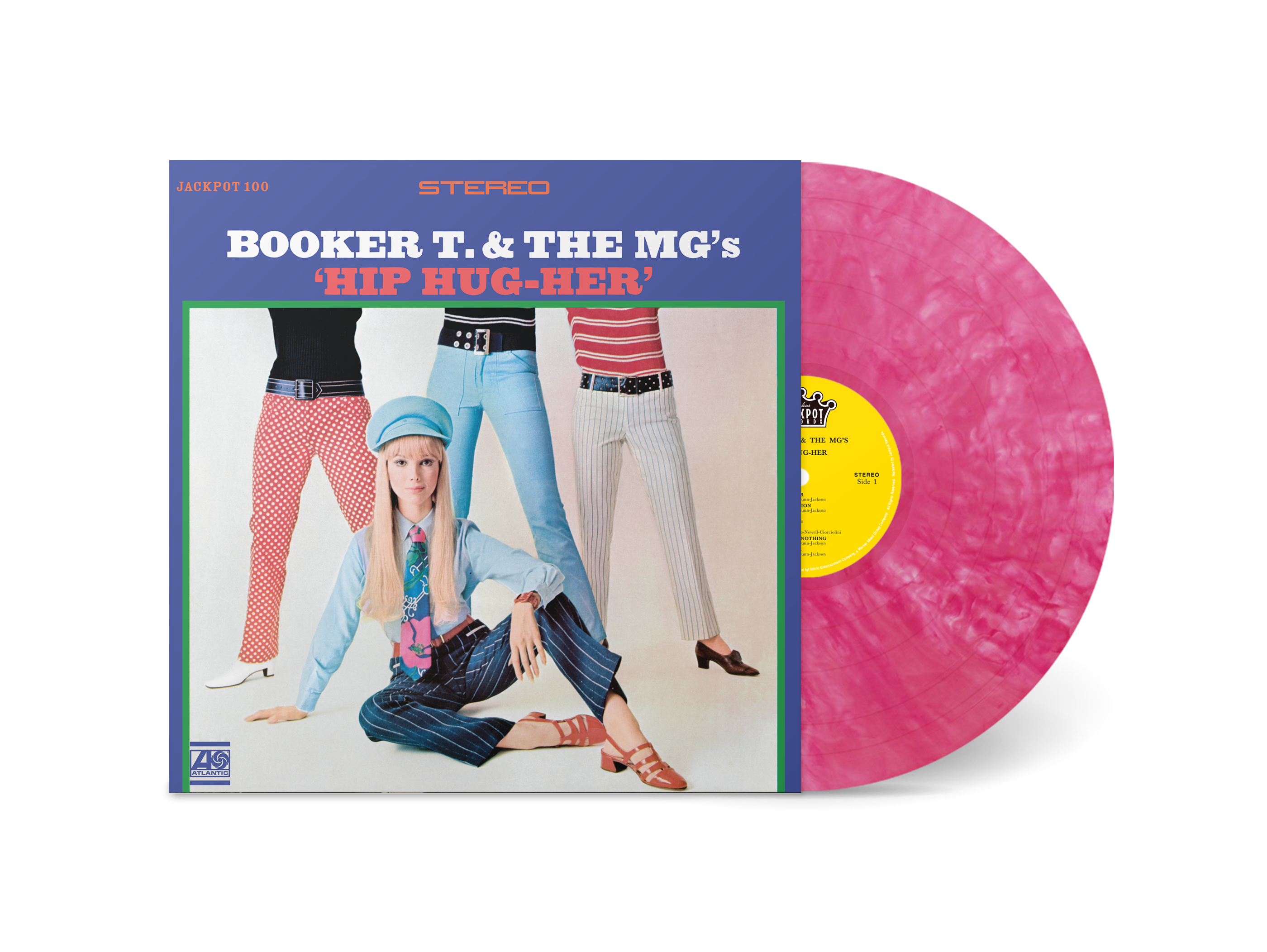 Booker T & the MG's - Hip Hug-Her (Jackpot Exclusive Pink/White Swirl Vinyl LP - Limited to 500)
